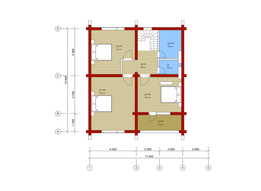 First floor map